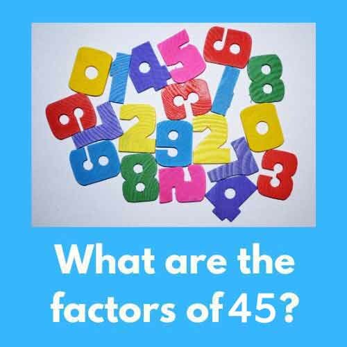 Factors of 45